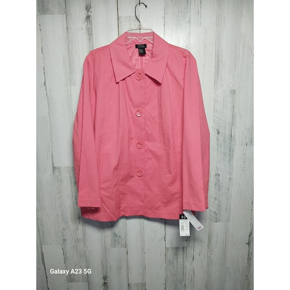 R.Q.T. Woman Bold And Basic Jacket Size 3X Peach NWT